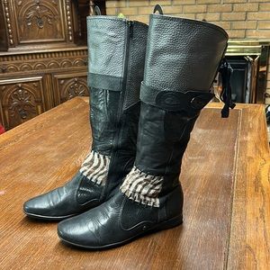 Mam'zele Genuine Leather Tall Knee-High Boots EU 41 US 10